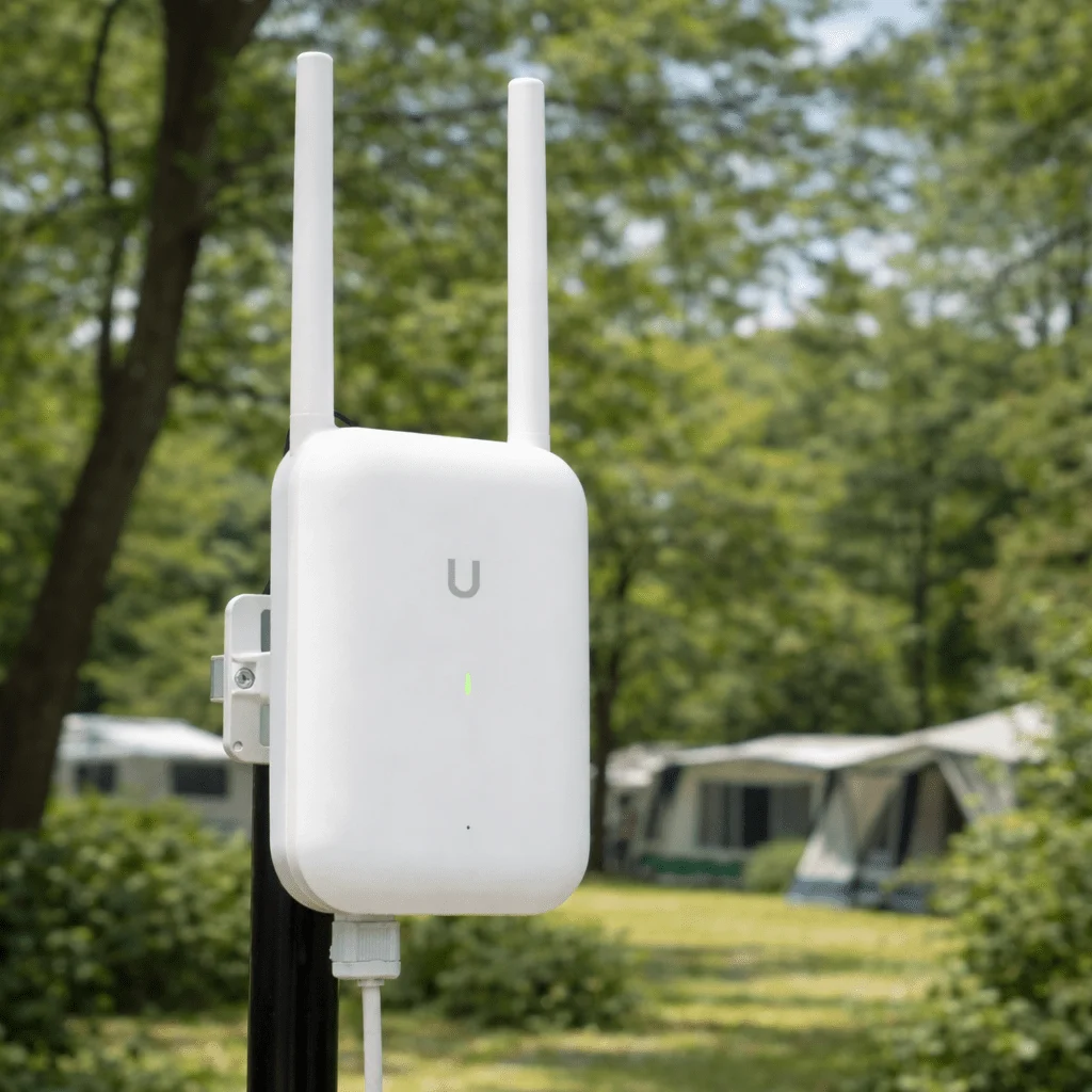 Afbeelding AP voorgrond op camping