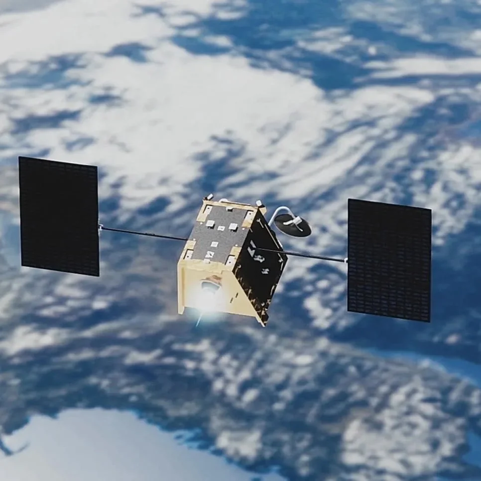 Close up foto van satelliet